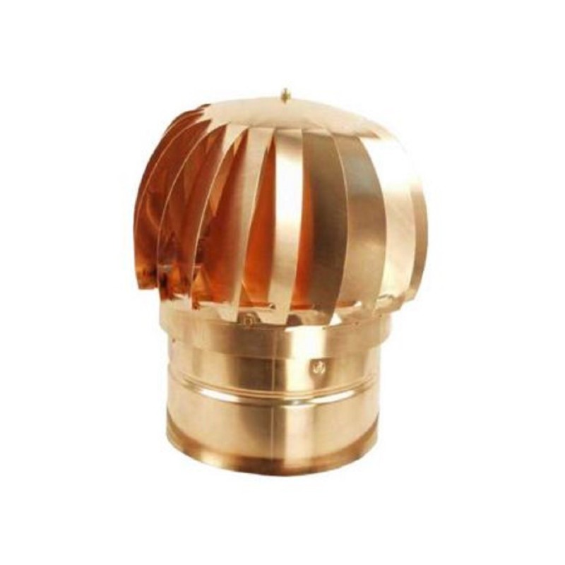 RENOUVELABLE Copper Chimney Fumaiolo base ronde