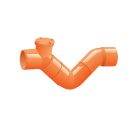 SIPHON FOR SEWER ORANGE PVC PIPE