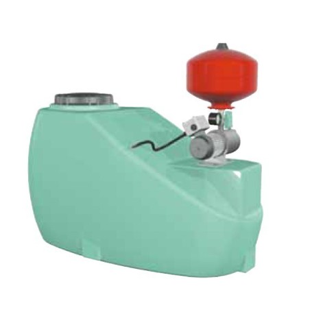 SERBATOIO CONTENITORE CISTERNA ACQUA LT 1000 CON AUTOCLAVE