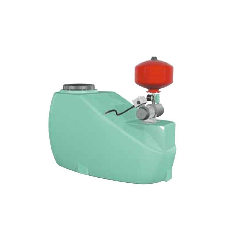 SERBATOIO CONTENITORE CISTERNA ACQUA LT 500 CON AUTOCLAVE SERBATOIO CONTENITORE CISTERNA ACQUA LT 500 CON AUTOCLAVE