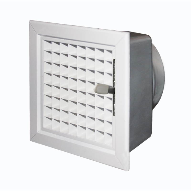 ADJUSTABLE ALUMINIUM VENTILATION GRID WITH SPRING