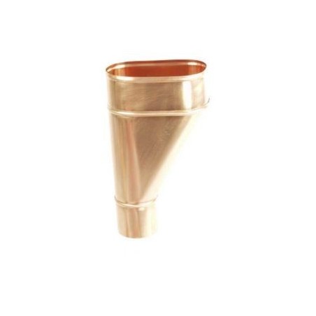 BEVERA IMBUTO LATERALE PLUVIALE RAME discendente tubo 