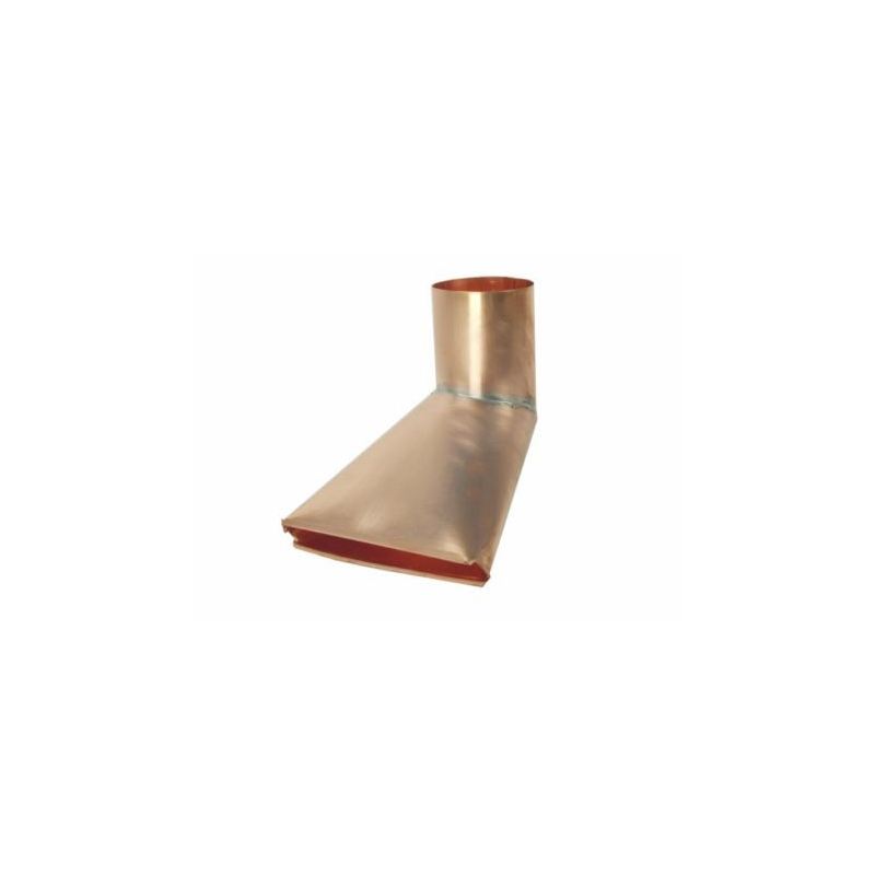 FUNNEL SIDEWARD COPPER RAIN descending tube