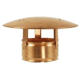 DOUBLE WALL STAINLESS STEEL-COPPER CHIMNEY  COWL