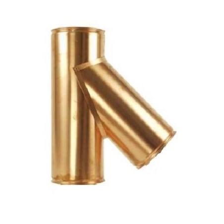 CANNA FUMARIA INOX-RAME DOPPIA PARETE RACCORDO A 135 °