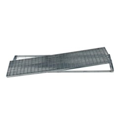 GRIGLIA ANTITACCO IN ACCIAIO CON TELAIO maglia 33x11
