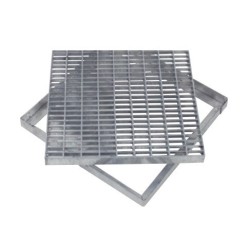 GRIGLIA ANTITACCO IN ACCIAIO CON TELAIO maglia 33x11