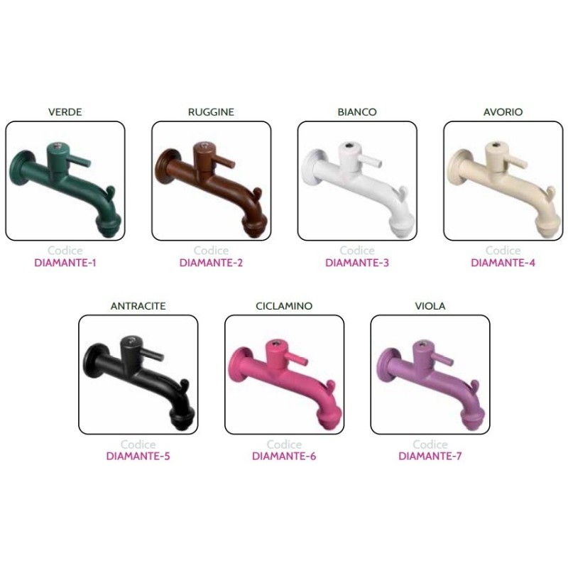 RUBINETTO PER FONTANA mod. DIAMANTE RUBINETTO PER FONTANA mod. DIAMANTE