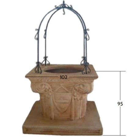 POZZO IN CEMENTO TONDO ROMANO