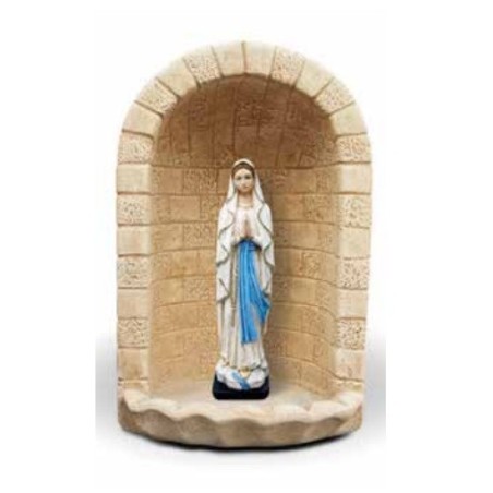 NICCHIA MATTONCINO IN CEMENTO PER STATUA