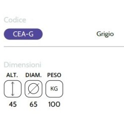 VASO IN CEMENTO INTRECCIATO CESTA