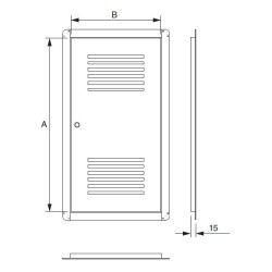 SPORTELLO PER CONTATORE GAS TELELETTURA SPORTELLO PER CONTATORE GAS TELELETTURA