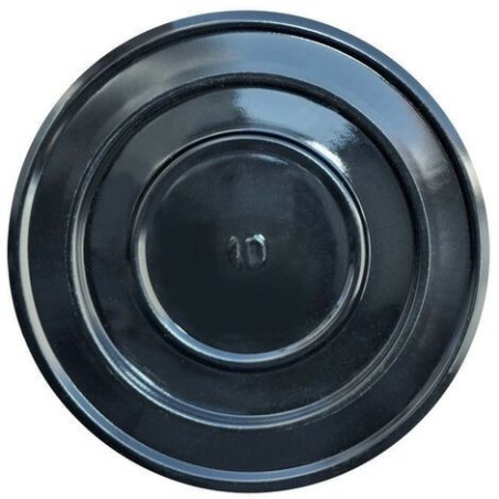 ROSONE CANNA FUMARIA ACCIAIO INOX diametro mm 80  nero