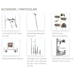 ELEVATORE ELETTRICO IN ALLUMINIO