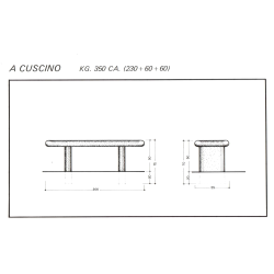 PANCHINA A CUSCINO ALTA RESISTENZA PANCHINA A CUSCINO ALTA RESISTENZA