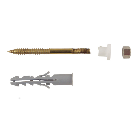 VITI FISSAGGIO PER WC E BIDET IN OTTONE conf. 4 pezzi