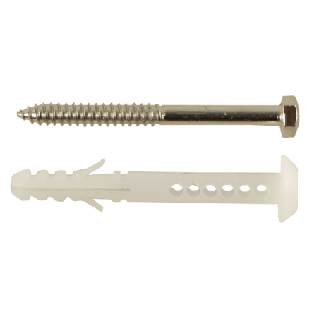 VITI FISSAGGIO passante PER WC E BIDET IN OTTONE conf. 4 pezzi