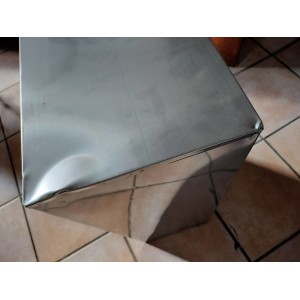 CASSETTA PER CONTATORE GAS ACCIAIO INOX LEGGERMENTE DANNEGGIATA