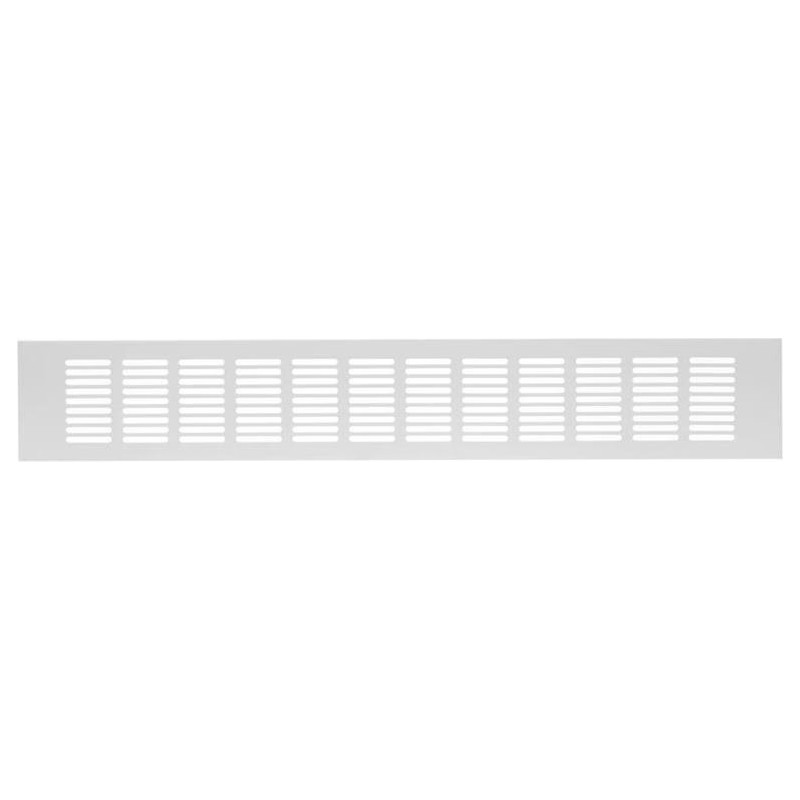 GRIGLIA DI AERAZIONE IN ALLUMINIO ANODIZZATO ARGENTO