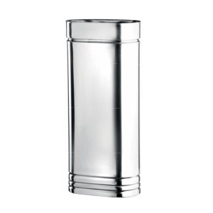 CANNA FUMARIA d. 250 ACCIAIO INOX AISI 316 OVALE