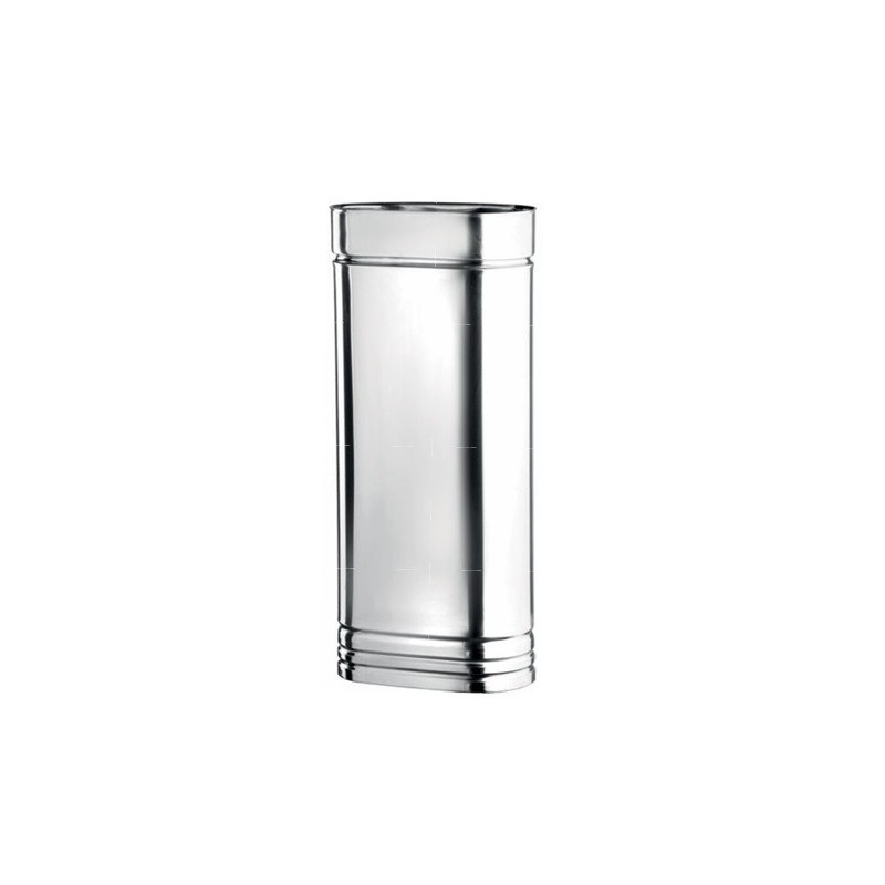 CANNA FUMARIA d. 250 ACCIAIO INOX AISI 316 OVALE