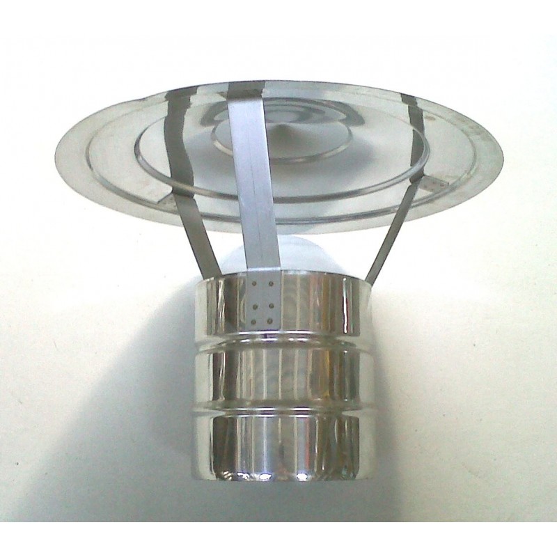 CAPPELLO PER CANNA FUMARIA ACCIAIO INOX 