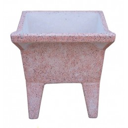 COLORED GRIT SMOOTH SINK cm 50 x 58 x 75 h.