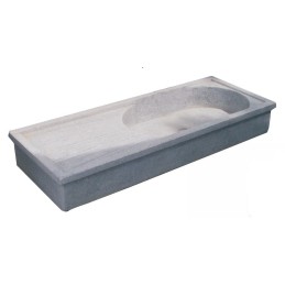 GRIT SMOOTH SINK  HOLE 77x44 many colours available