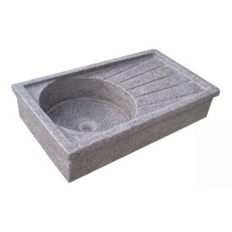 GRIT SMOOTH SINK  HOLE 44x44 many colours available