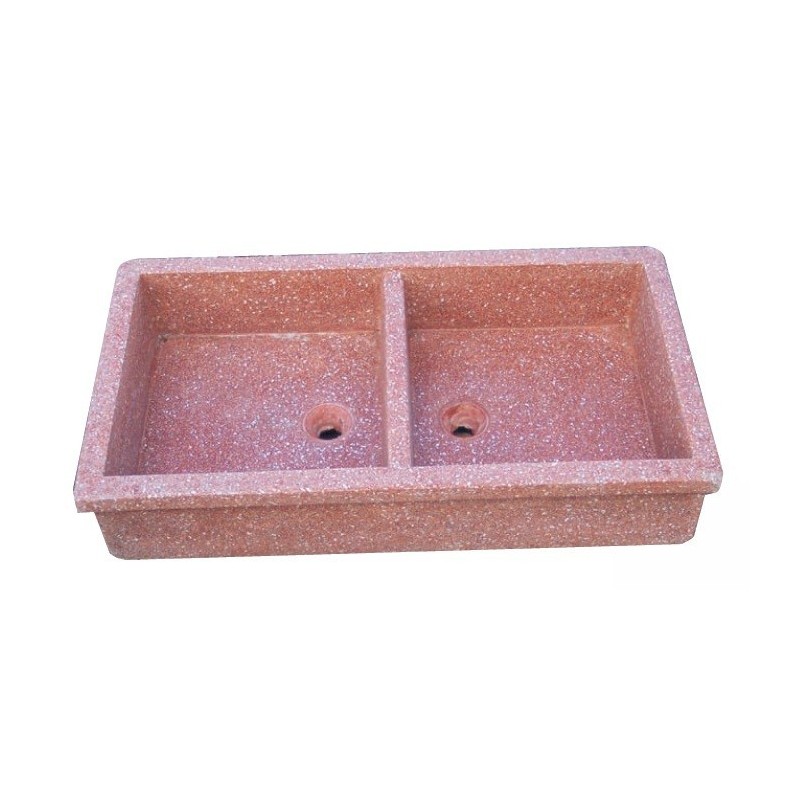 GRIT SMOOTH SINK cm 95 HOLE 42x44 many colours available