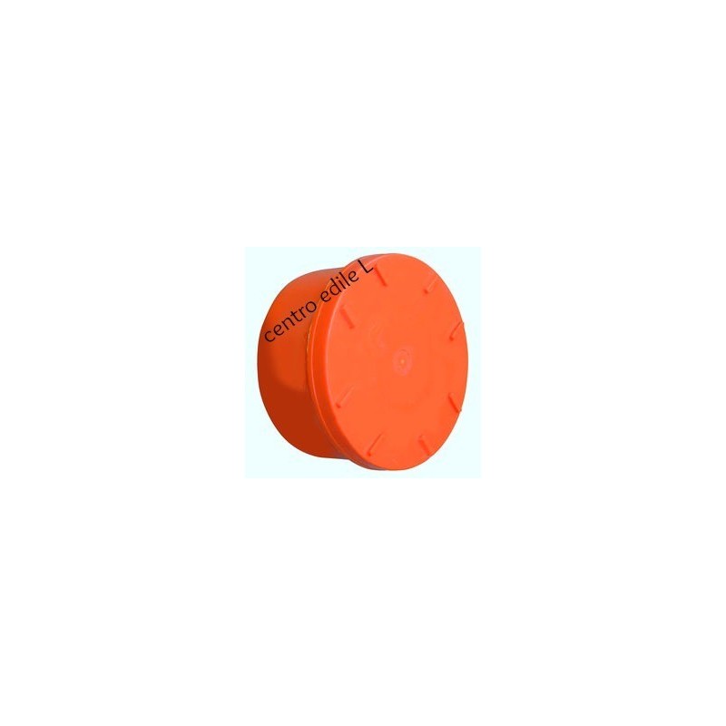 TAPPO A VITE PER TUBO IN PVC ARANCIO  TAPPO A VITE PER TUBO IN PVC ARANCIO