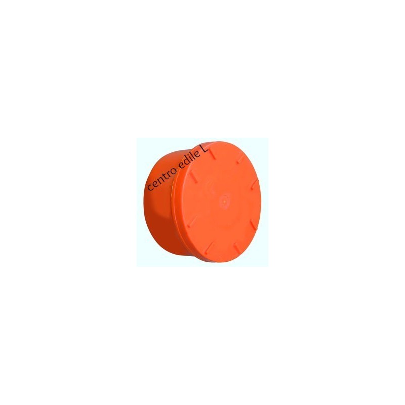 TAPPO A VITE PER TUBO IN PVC ARANCIO 