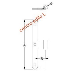 TI PER PERSIANA 20X3 d. 10 ottone