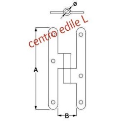 TI e TI PER PERSIANA INCASSO 25X4 d. 12 acciaio zincato