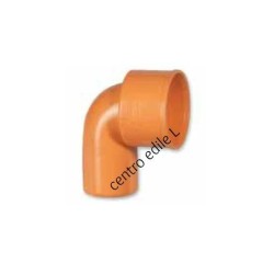 CURVA WC TECNICA TUBO IN PVC ARANCIO FOGNATURA CURVA WC TECNICA TUBO IN PVC ARANCIO FOGNATURA
