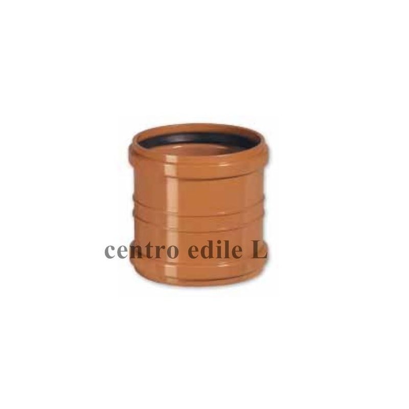 MANICOTTO PER TUBO IN PVC FOGNATURA CON GUARNIZIONE MANICOTTO PER TUBO IN PVC FOGNATURA CON GUARNIZIONE