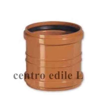 MANICOTTO PER TUBO IN PVC FOGNATURA CON GUARNIZIONE