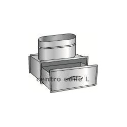 CANNA FUMARIA d. 240 OVALE ACCIAIO INOX AISI 316