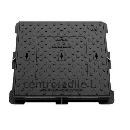 CHIUSINO IN GHISA CLASSE C 250 DOPPIO COPERCHIO