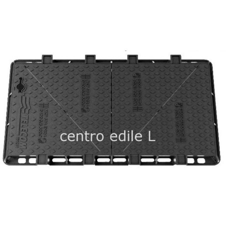 CHIUSINO IN GHISA CON 4 COPERCHI TRIANGOLARI