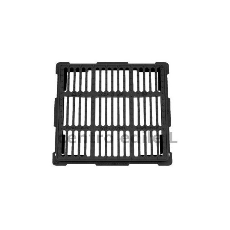 Grille Concave 40 x 40 fonte ductile 