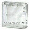 VETROMATTONE ONDULATO TRASPARENTE terminale doppio cm 19 X 19 X 8