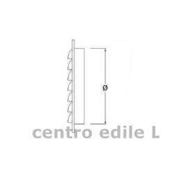 GRIGLIA DI AERAZIONE VENTILAZIONE IN PLASTICA