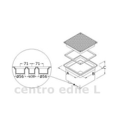 POZZETTO CON COPERCHIO ERMETICO PER CAVI ELETTRICI