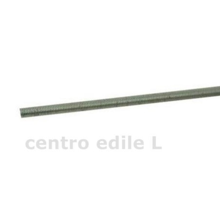 BARRE FILETTATE ACCIAIO ZINCATO BIANCO CM 100