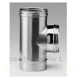 T FITTING to STAINLESS STEEL FLUE diameters