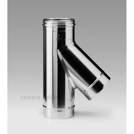 BRAGA RACCORDO PER CANNA FUMARIA ACCIAIO INOX