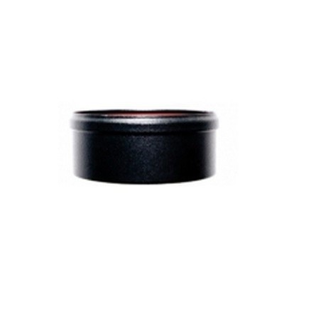 GOCCIOLATOIO CANNA FUMARIA ACCIAIO INOX d. mm 100 nero