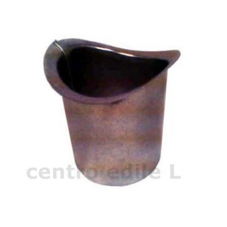 BOCCHETTA INOX TONDO SAGOMATA per gronda