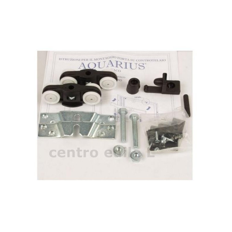 ACCESSORI CONTROTELAIO CARRELLO PER PORTE SCORREVOLI AQUARIUS
